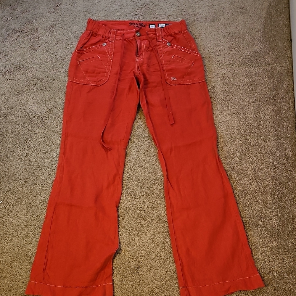 Watermelon Miss Me Linen Pants